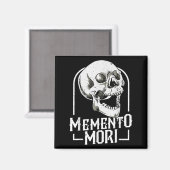 Memento Mori Stoic Stoicism死亡率の哲学Q マグネット (正面/裏面)