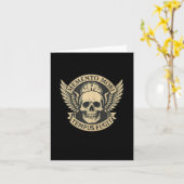 Memento Mori Tempus Fugit Latin Stic引用文Tank T カード (黄色い花)