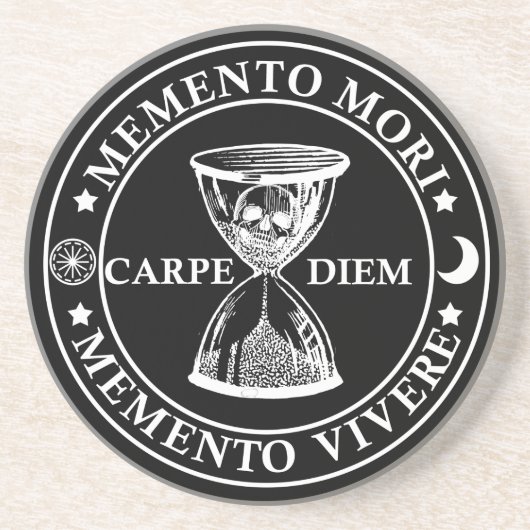 memento+mori+vivere コースター (正面)