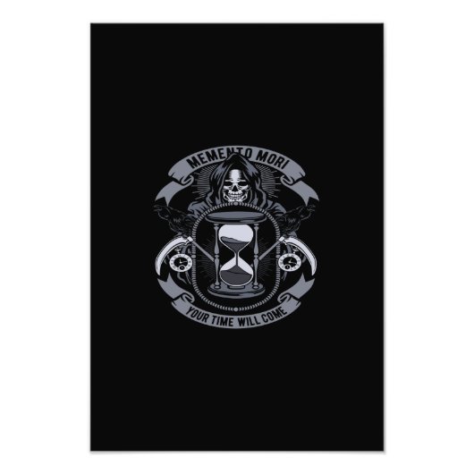 memento mori your time will come フォトプリント            (正面)