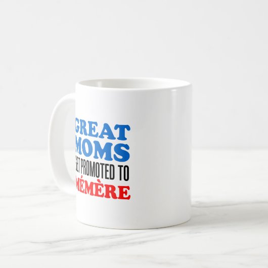 Memereのマグに促進されるすばらしいお母さん コーヒーマグカップ (正面左)