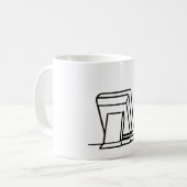 Memes コーヒーマグカップ (正面左)