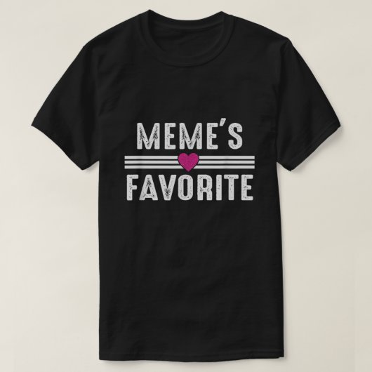 Meme's Favorite Tシャツ (デザイン正面)