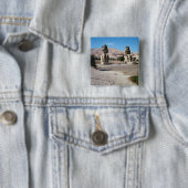 Memnonの大国、Amenhotepの彫像 缶バッジ (インサイチュ)