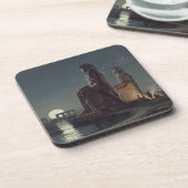 Memnonの大国、Thebes、24のillustratの者 コースター (左側)