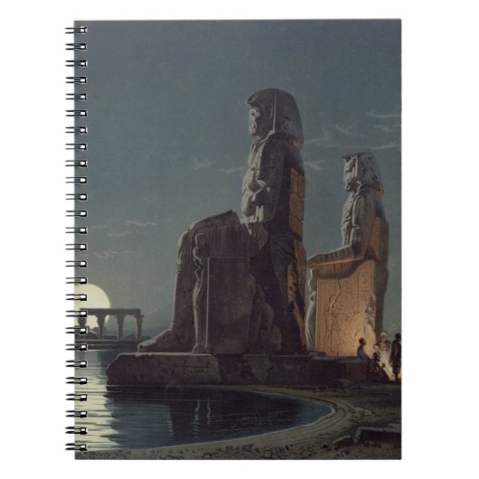 Memnonの大国、Thebes、24のillustratの者 ノートブック (正面)
