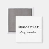 Memoirist、常に覚えている – 磁石 (正面/裏面)