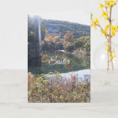 Memorable, Easter Folded Greeting Card カード (黄色い花)