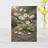 Memoria Evanescens – The Forgetful Bloom Botanical カード (黄色い花)