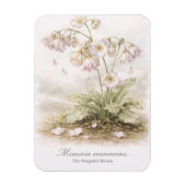Memoria Evanescens – The Forgetful Bloom Botanical マグネット (縦)
