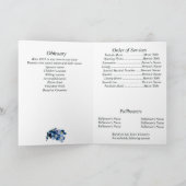 Memorial 忘れ Me Notフローラフォトプログラム 招待状 (内部)