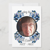 Memorial 忘れ Me Notフローラフォトプログラム 案内状 (正面)