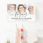 Memorial 3 Photos Forever In Our Photosハート 横断幕 (インサイチュ)