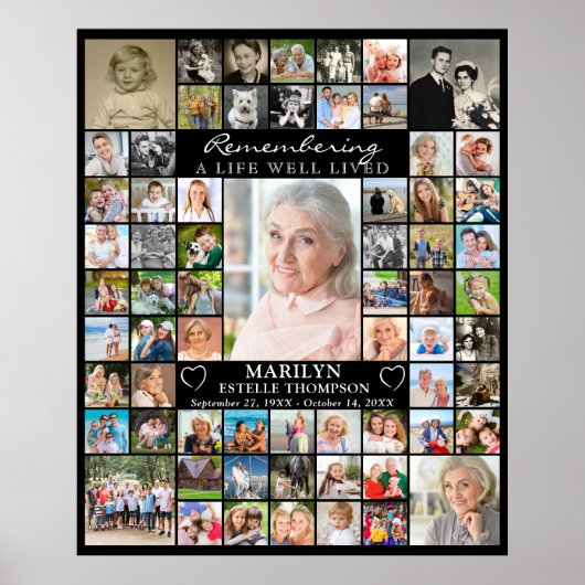 Memorial 66 Photo Collage ポスター (正面)