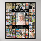 Memorial 66 Photo Collage Celebrating the Life of ポスター (正面)