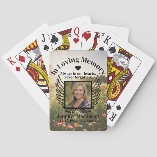 Memorial | Add Photo トランプ (裏面)