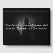 Memorial Binder Into the light - goodbye my dear G ゲストブック (裏面)