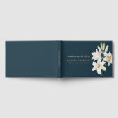 Memorial Celebrating Life Of Funeral Navy Lilies ゲストブック (全面)