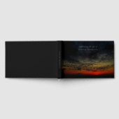 Memorial Celebrating Life Of Funeral Sunset Sky ゲストブック (全面)