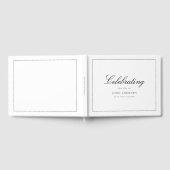  Memorial "Celebrating life of" White ゲストブック (全面)