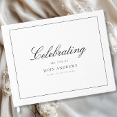 Memorial "Celebrating life of" White ゲストブック