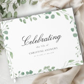 Memorial "Celebrating life of" White Eucalyptus ゲストブック