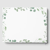  Memorial "Celebrating life of" White Eucalyptus ゲストブック (裏面)