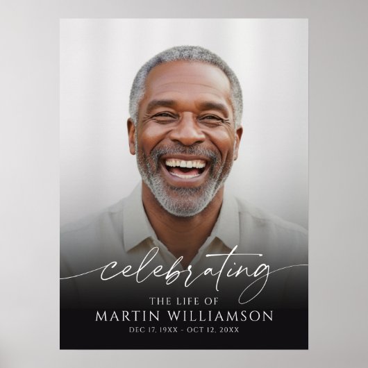 Memorial Celebrating the Life of Photo Script ポスター (正面)