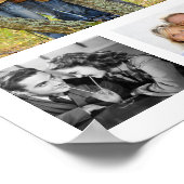 Memorial Celebration 33 Photo Collage Botanical ポスター (角)