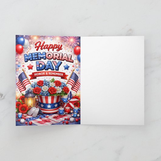 Memorial Day カード (内部)