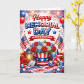 Memorial Day カード (黄色い花)