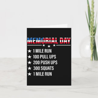 Memorial day 2021 american flag men women Memorial カード