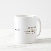 Memorial Day Fallen Heroes / Día de los Caídos コーヒーマグカップ (正面右)