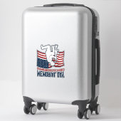 Memorial Day Fallen Heroes Patriotic Soldier Shirt シール (スーツケース)