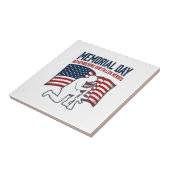 Memorial Day Fallen Heroes Patriotic Soldier Shirt タイル (側面)