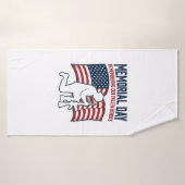 Memorial Day Fallen Heroes Patriotic Soldier Shirt バスタオル (バスタオル)