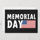 Memorial Day. herdenkingsdag シーズンカード (正面)
