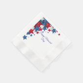 Memorial day napkins 縁ありカクテルナプキン (角)