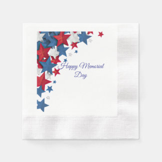 Memorial day napkins 縁ありカクテルナプキン