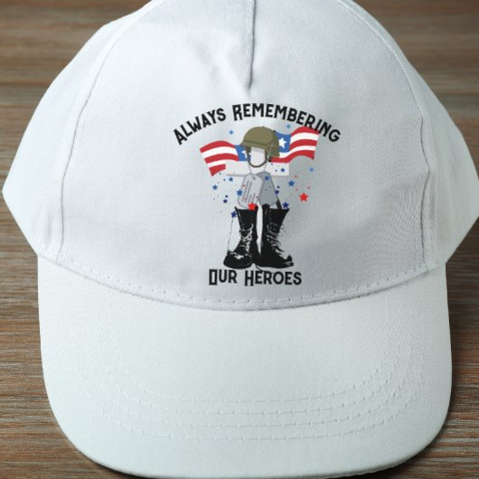 Memorial Day, Remember and Honor  キャップ