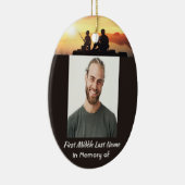 Memorial Father Son Fishing Fisherman セラミックオーナメント (右)