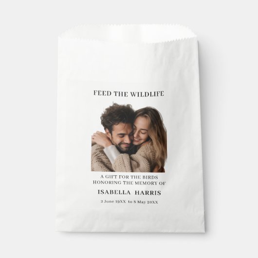 Memorial Feed the Birds Favor Design フェイバーバッグ (正面)