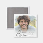 MEMORIAL FOREVER IN MYハート写真記念 マグネット (正面/裏面)