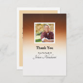 Memorial Funeral Thank You Card サンキューカード (正面/裏面)