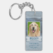 Memorial Granite Look w/Bone キーホルダー (正面左)