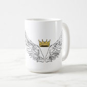 Memorial Heart Wings Sweatshirt – Grief, Healing & コーヒーマグカップ (正面右)