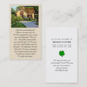 Memorial I Saw You Getting Tired... Prayer Card 名刺 (正面/裏面)