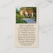 Memorial I Saw You Getting Tired... Prayer Card 名刺 (正面)