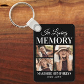 Memorial In愛するメモリ3x写真 キーホルダー (正面)