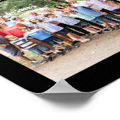 Memorial IN LOVING MEMORY 61 Photo Collage Black ポスター (角)